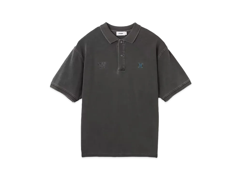atmos Pigment Polo Shirt "Black"