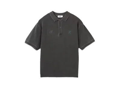 atmos Pigment Polo Shirt "Black"