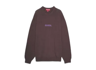 Supreme Old English Sweater "Brown"