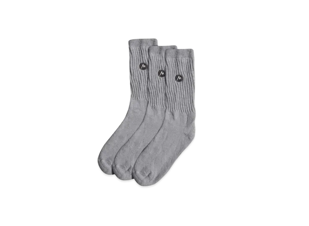 Marmot MMW 3Pack Socks Crew "Gray"