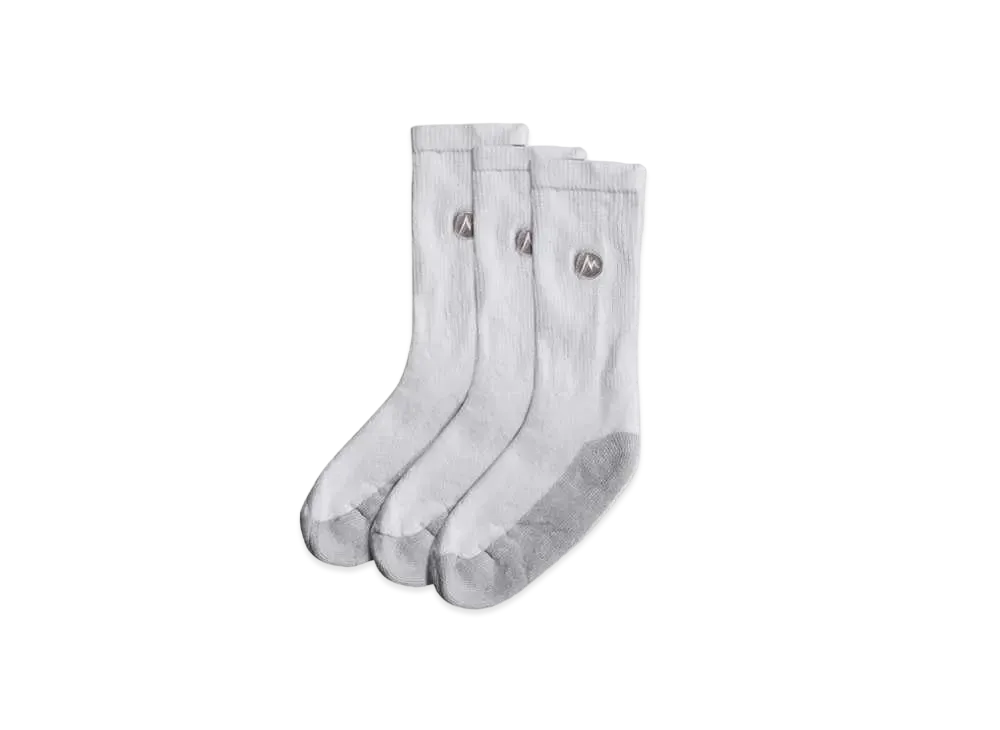 Marmot MMW 3Pack Socks Crew "White"