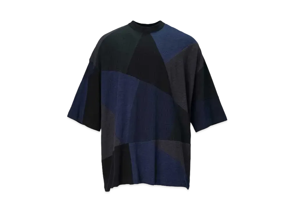 ANREALAGE Panel Patchwork Oversize Tee "Black"
