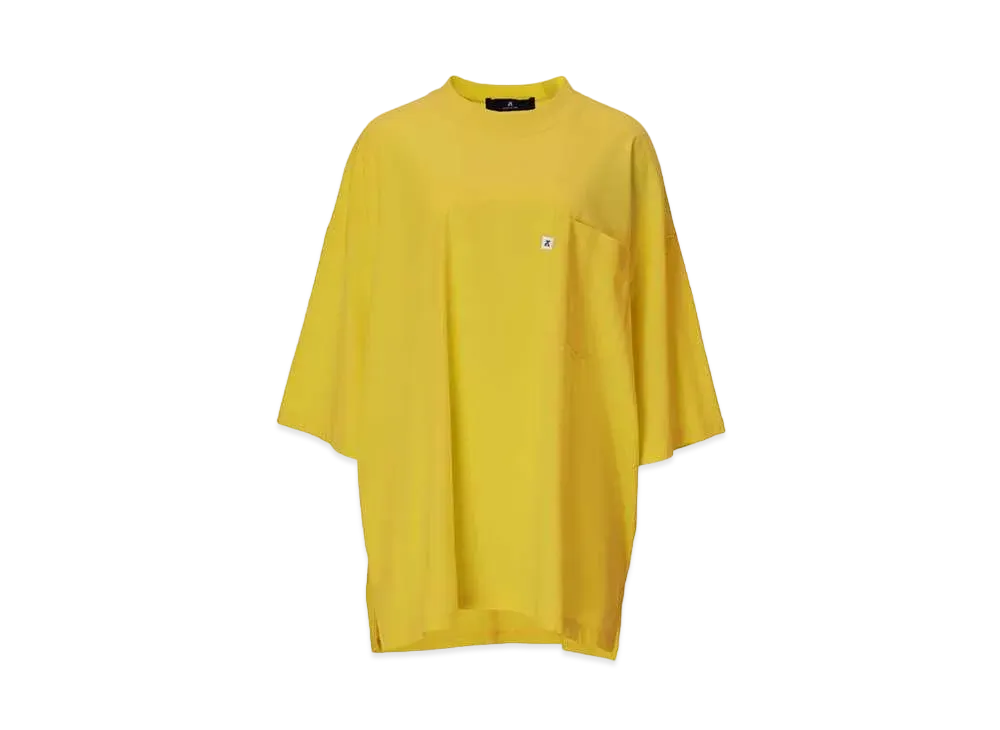 ANREALAGE Over Size Pocket Tee "Yellow"