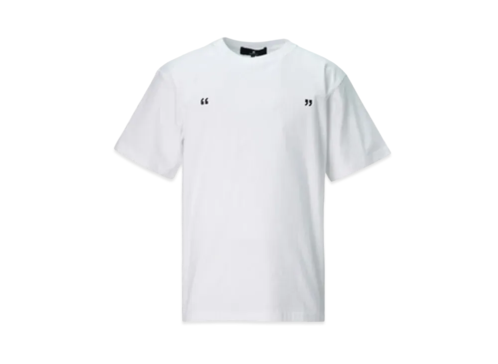 ANREALAGE Invisible Logo T-shirt "White"