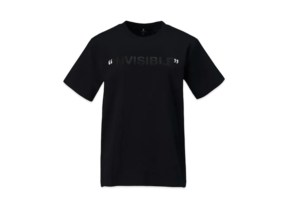 ANREALAGE Invisible Logo T-shirt "Black"