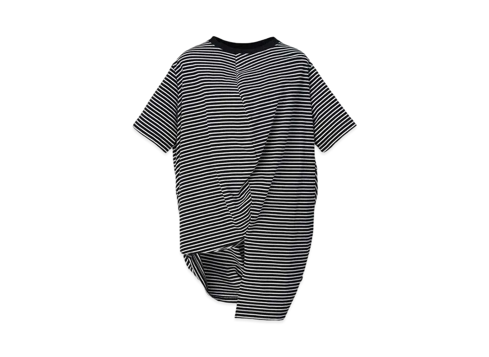ANREALAGE Ball Border Tee "Black/White"