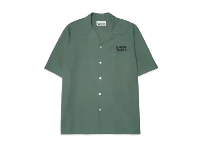WACKO MARIA 50's Open Collar Shirt "Green"