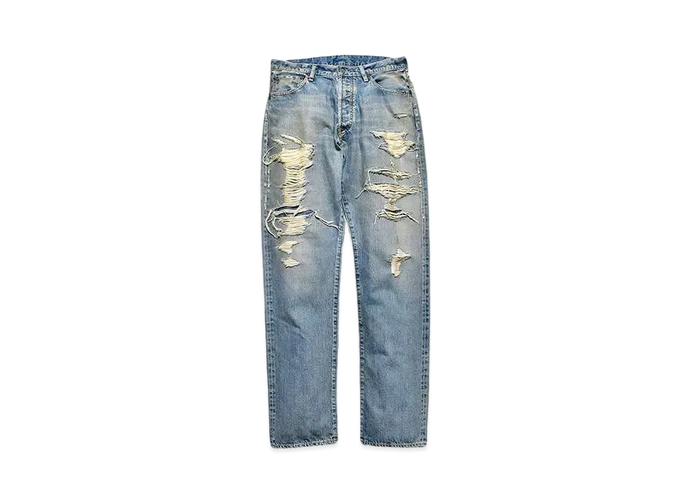 MINEDENIM L.Straight 5pocket USS "USS"