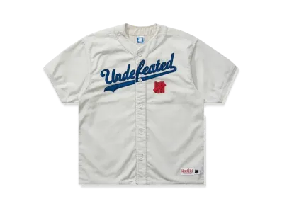 UNDEFEATED Cord S/S Baseball Jersey "Light Gray"