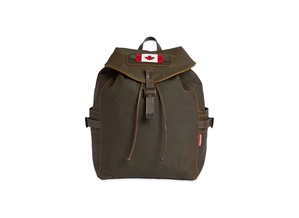 Dsquared2 Canadian Flag Backpack "Dark Green"