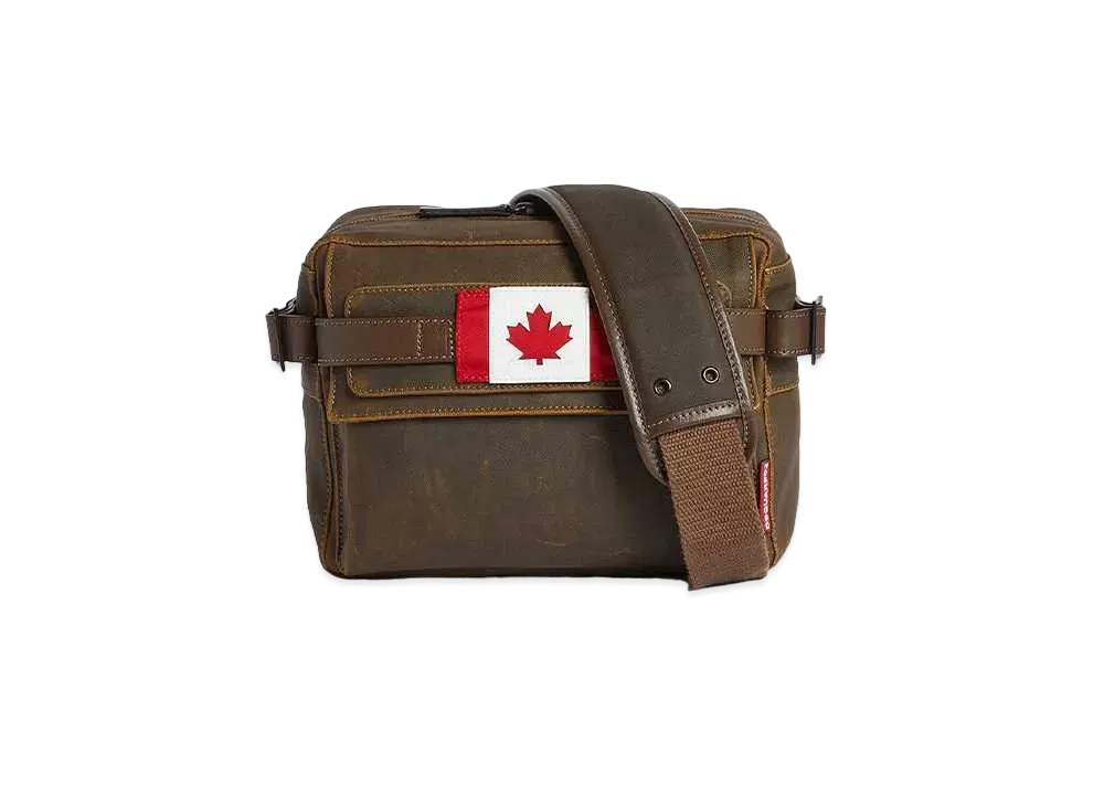 Dsquared2 Canadian Flag Crossbody "Dark Green"