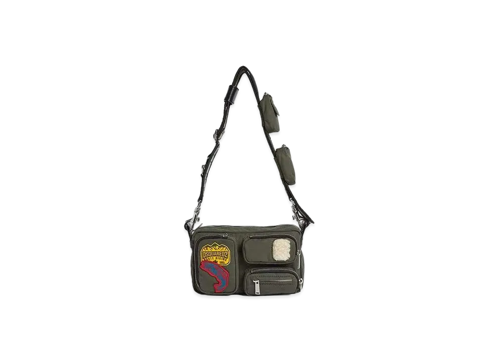 Dsquared2 Canadian Patch Small Crossbody "Military Green"