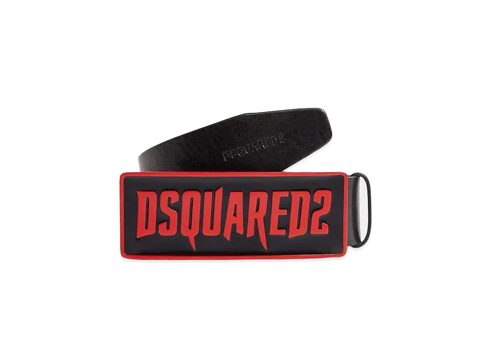 Dsquared2 Horror Plaque Belt "Black"