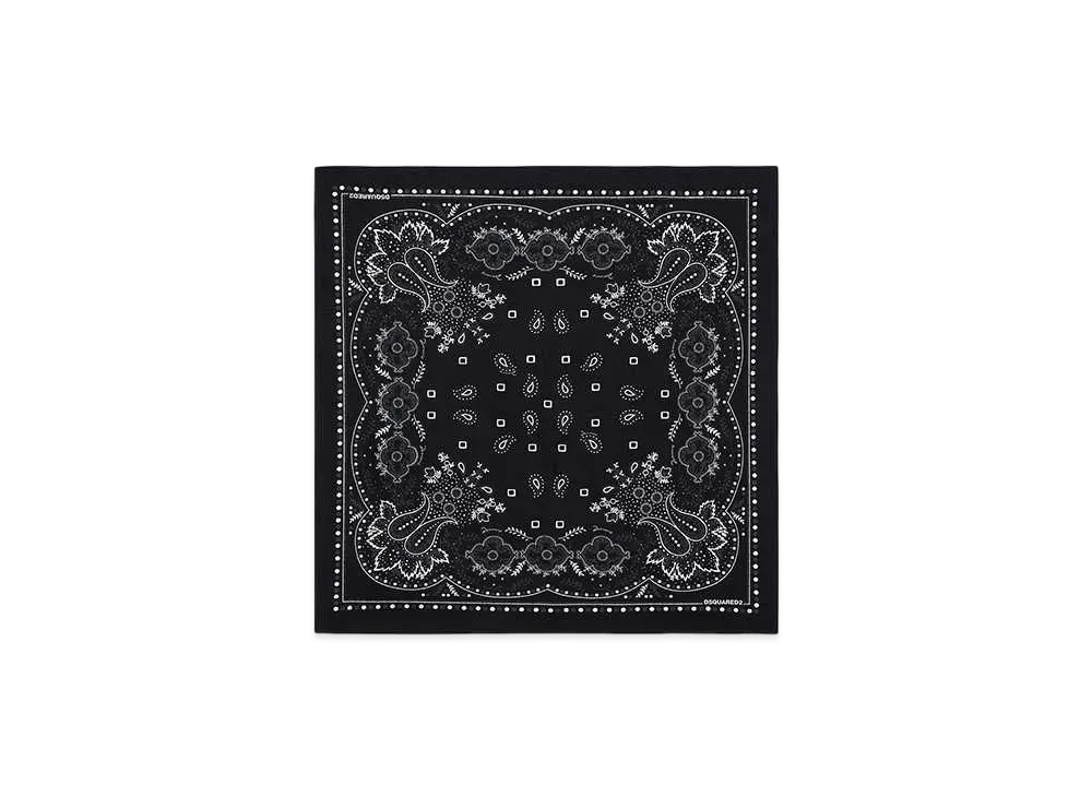 Dsquared2 Printed Foulard "Black"
