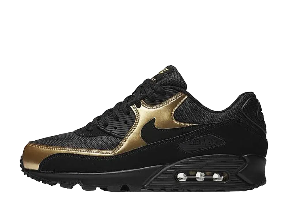 Nike Air Max 90 Ultra Essential "Black/Metallic Gold"