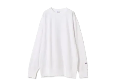 Champion x BEAMS / Exclusive Loose Fit Long Sleeve T-shirt "White"