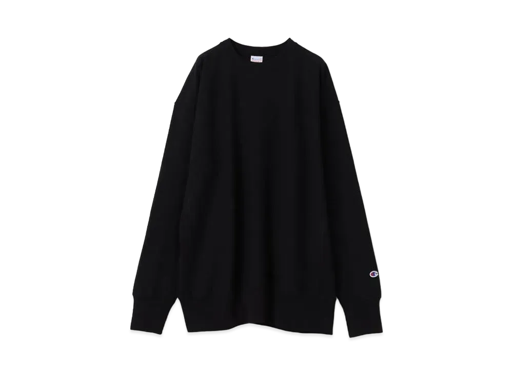 Champion x BEAMS / Exclusive Loose Fit Long Sleeve T-shirt "Black"