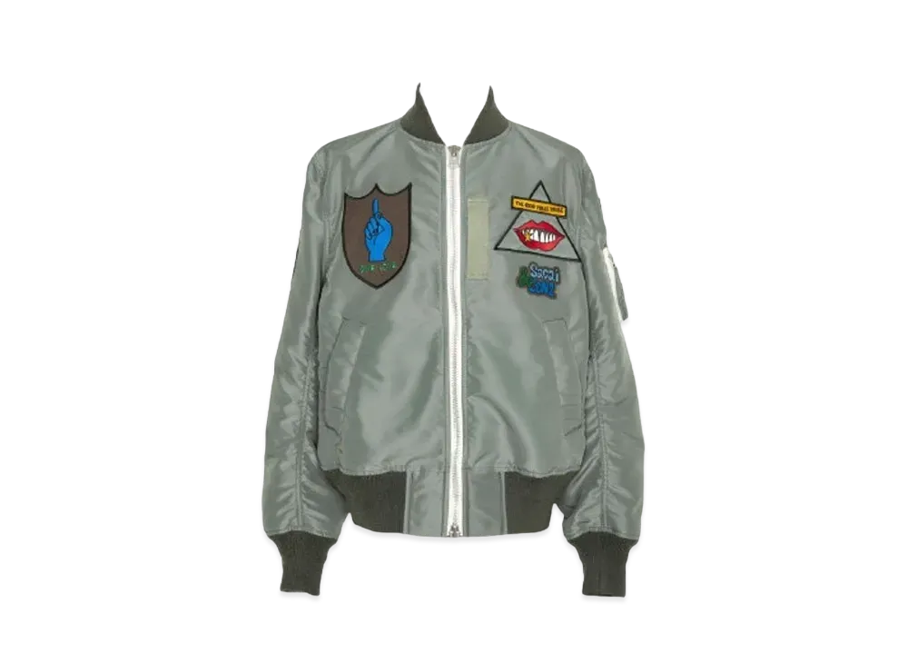 sacai x Gonz Nylon Twill Blouson "Khaki"