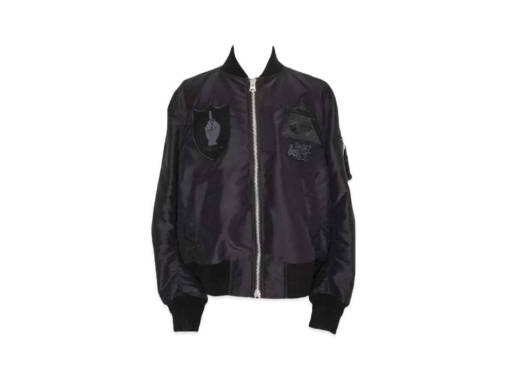 sacai x Gonz Nylon Twill Blouson "Black"