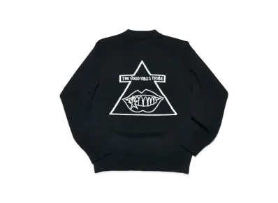 sacai x Gonz Wool Knit Sweater "Black"