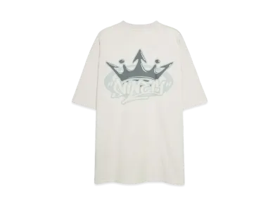 9090 King Logo Wash Tee "WASH IVORY"