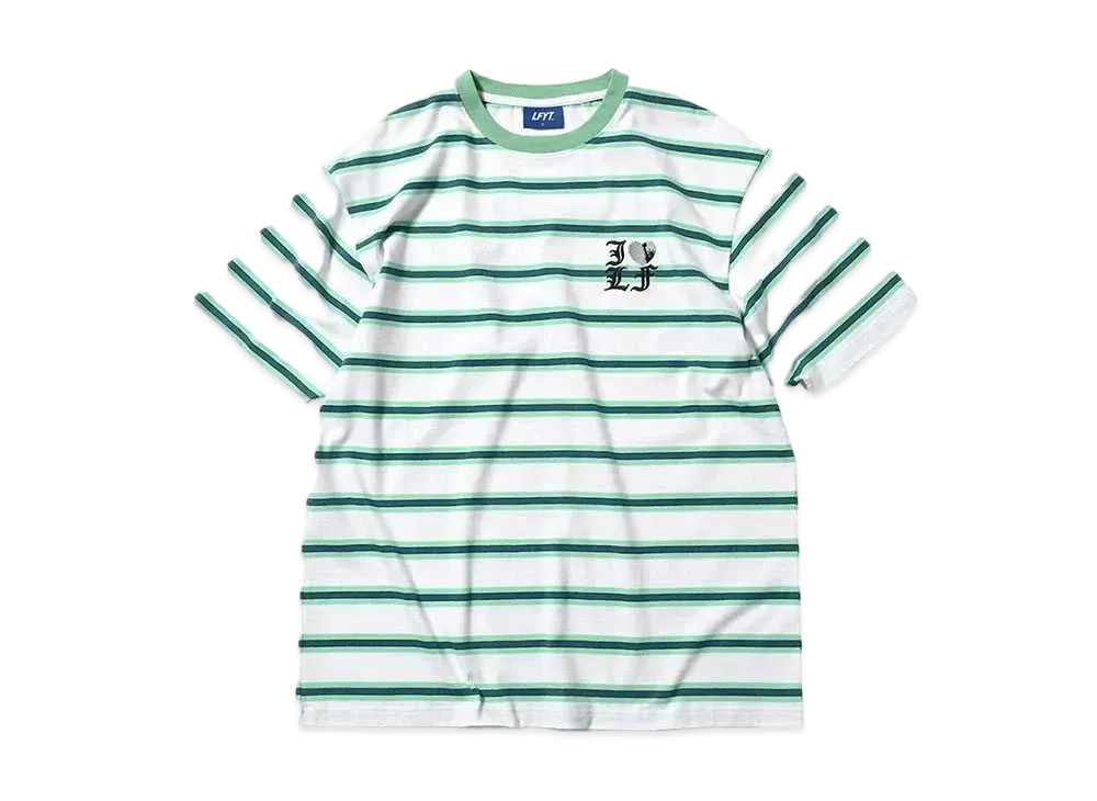 LFYT I LOVE LF MULTI BORDER TEE "WHITE"
