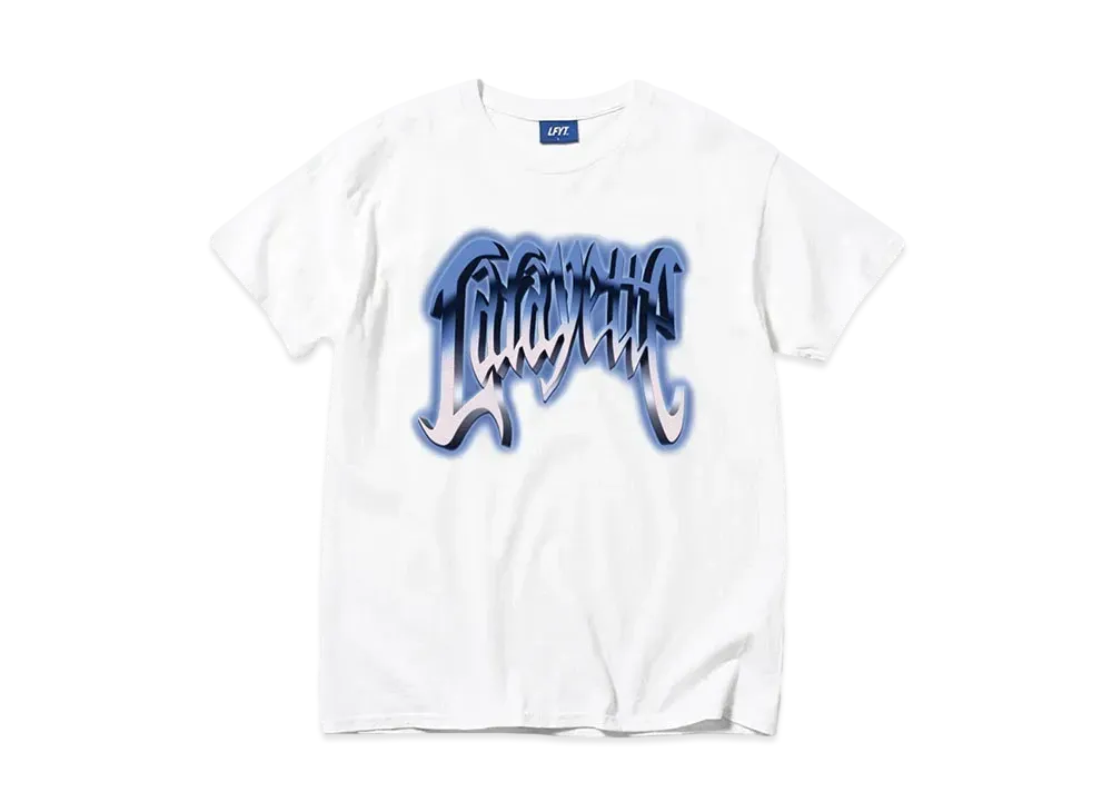 LFYT THROWBACK LIGHTNING LOGO TEE "WHITE"