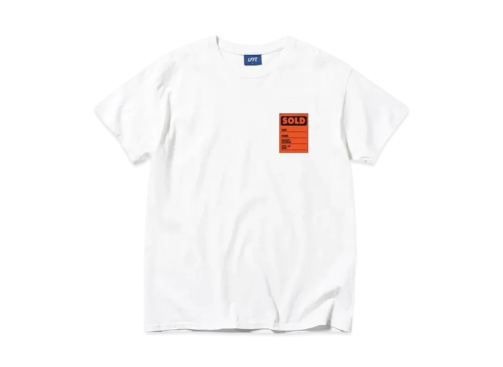 LFYT THROWBACK SOLD TAG TEE LE "WHITE"