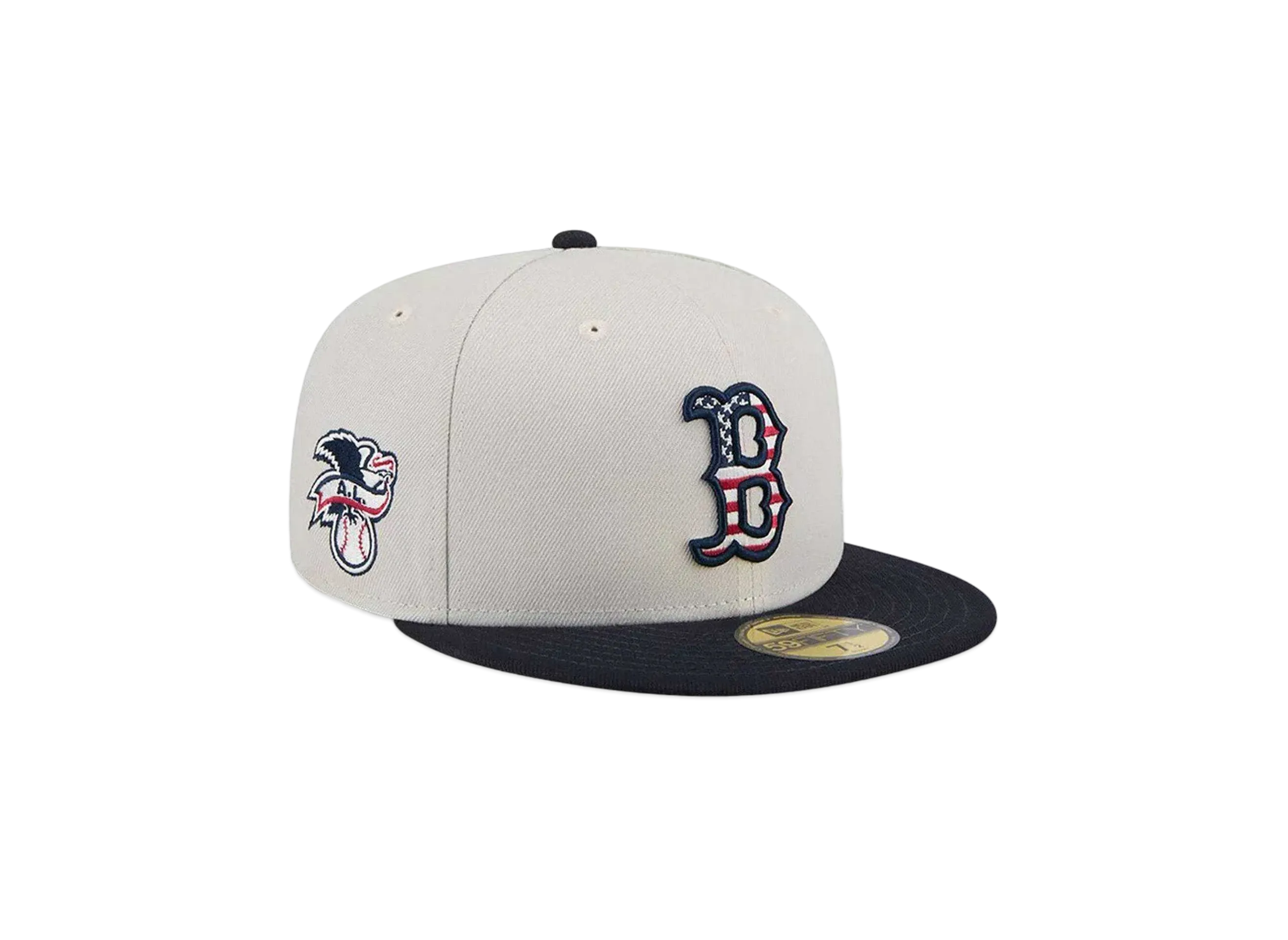 NEW ERA 59Fifty On-Field 2024 MLB 4th of July Boston Red Sox "Stone"
