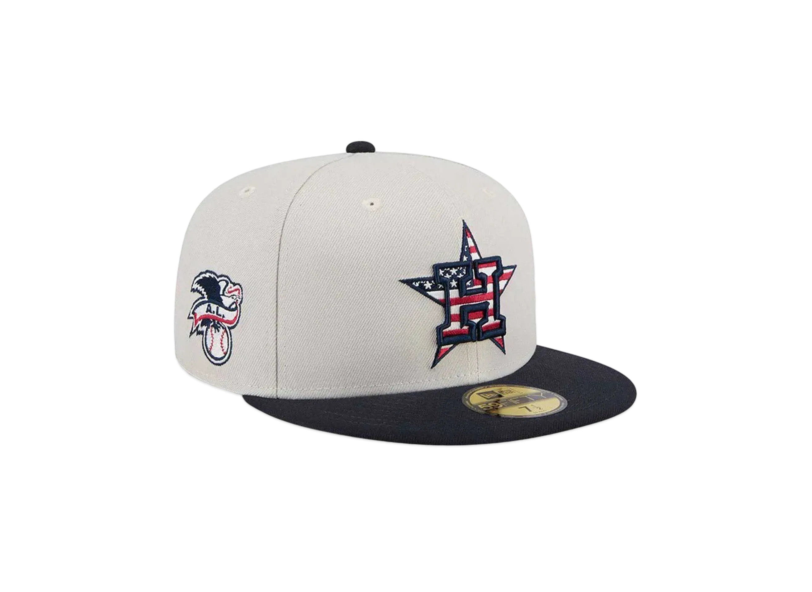 NEW ERA 59Fifty On-Field 2024 MLB 4th of July Houston Astros "Stone"