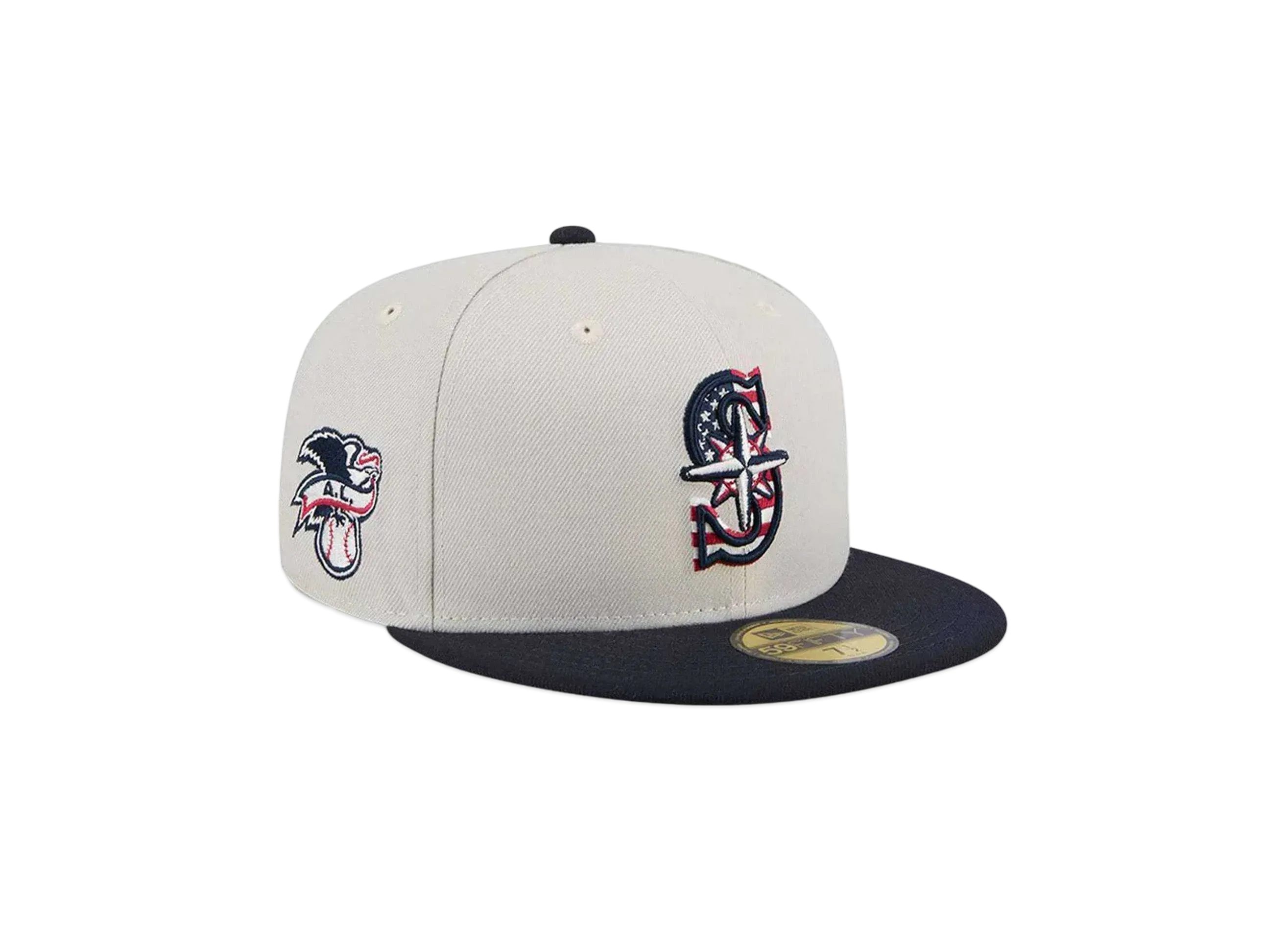 NEW ERA 59Fifty On-Field 2024 MLB 4th of July Seattle Mariners "Stone"