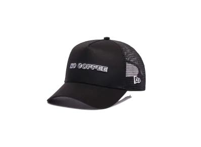 NEW ERA x NO COFFEE 9Forty A-Frame Trucker 24SS "Black"