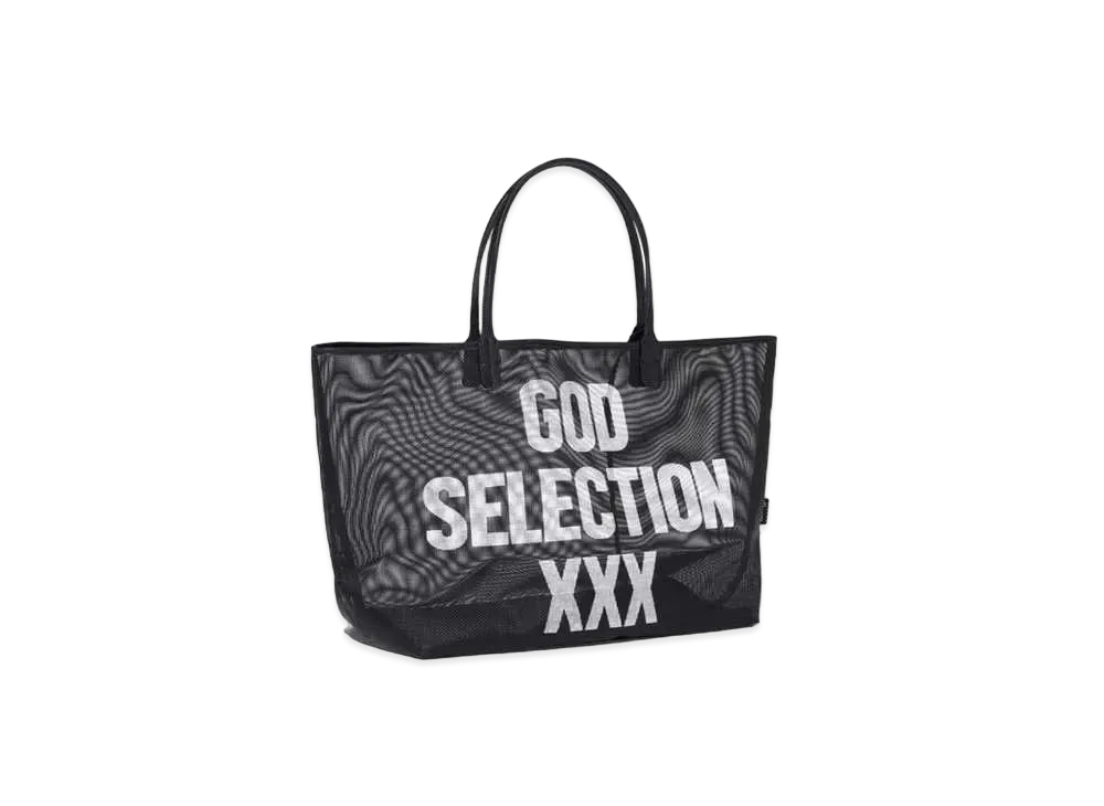 GOD SELECTION XXX Mesh Tote Bag GX-S24-GD-05 "Black"