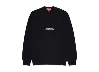 Supreme Old English Sweater "Black"
