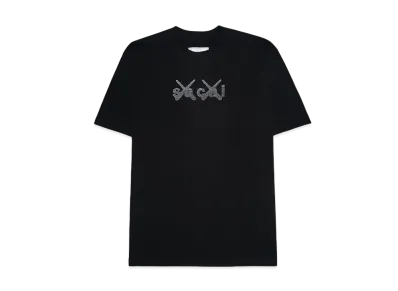 sacai x KAWS Print T-Shirt"Black"