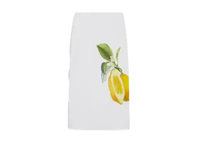 Max Mara Medeora Straight Fit Printed Skirt "Optical White"
