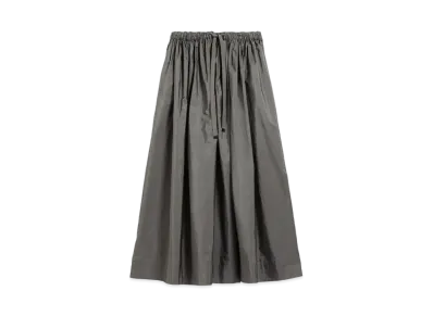 Max Mara Claire Taffeta Skirt "Medium Grey"
