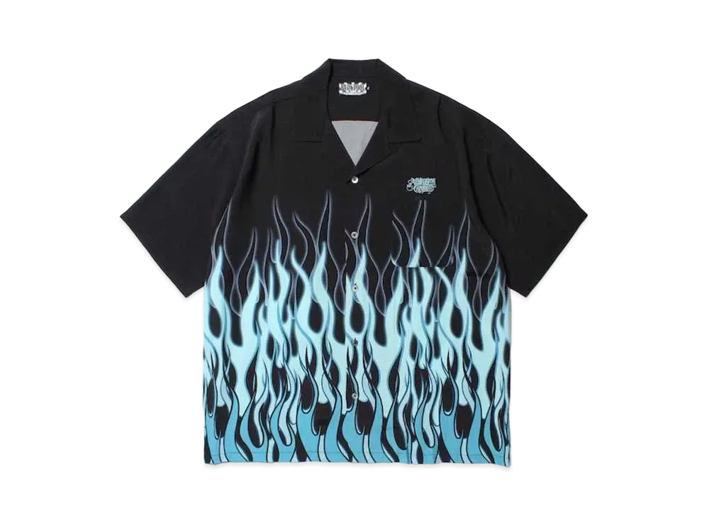 APHRODITEGANG GAKKIN x BUDSPOOL White Fox Hawaiian Shirt 