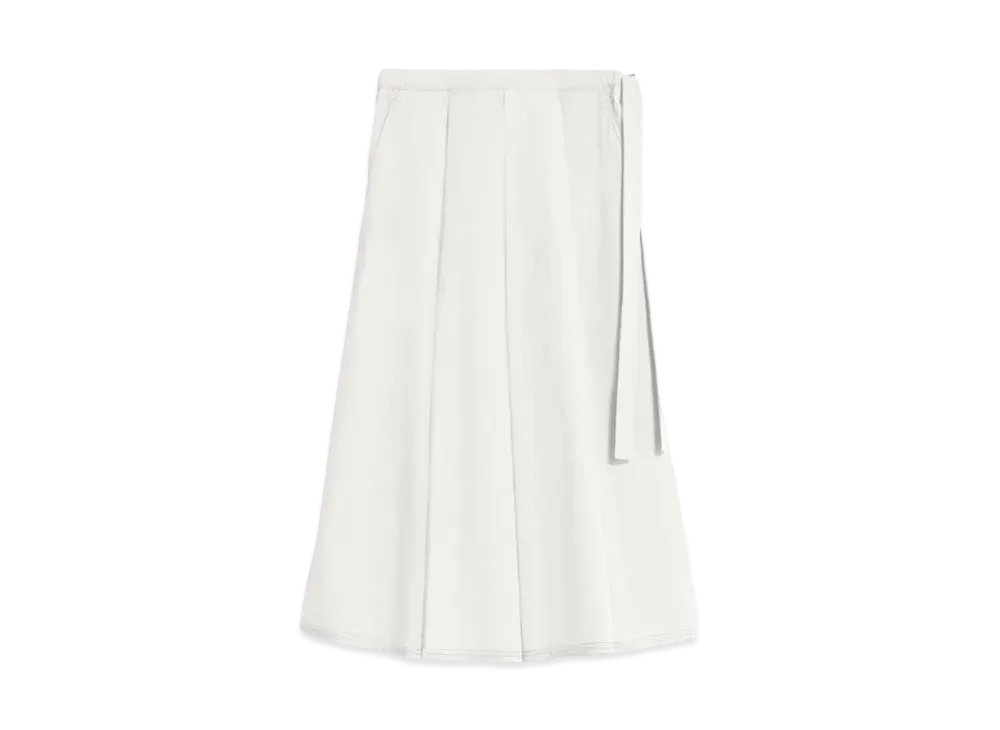 Max Mara Donata Cotton Poplin Skirt "White"