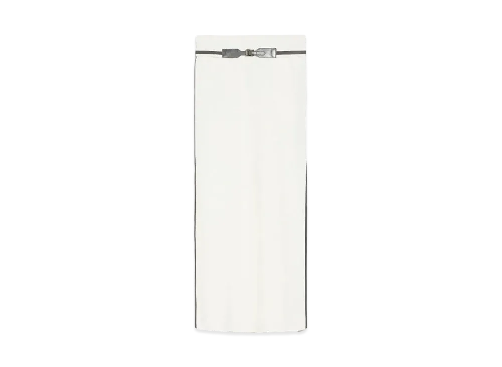 Max Mara Ora Cotton Yarn Skirt "Ivory"