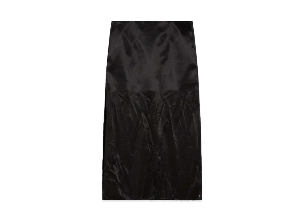 Max Mara Valette Crinkle Long Skirt "Black"