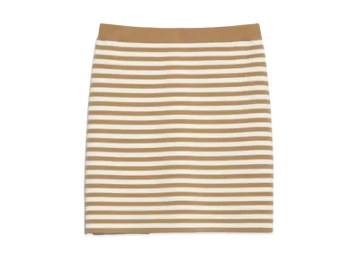 Max Mara Domizia Viscose Jacquard Knit Skirt "Honey"