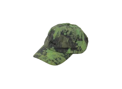 NANGA Nylon Tusser Forest Pattern Cap "Black"