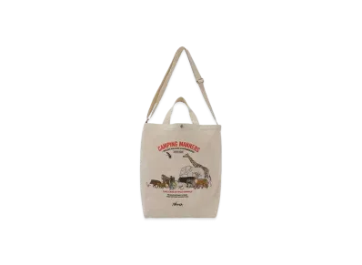 NANGA Camping Manners Canvas Tote 2Way Bag "Natural"