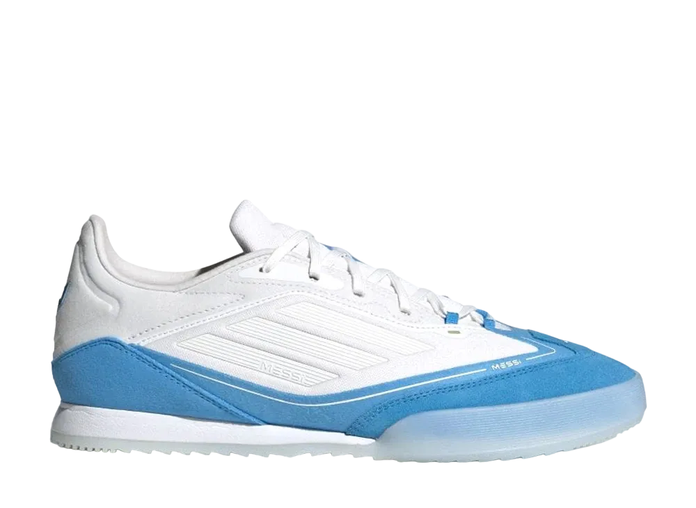 adidas F50 Messi Freestyle "Footwear White/Gold Metallic/Blue Burst"