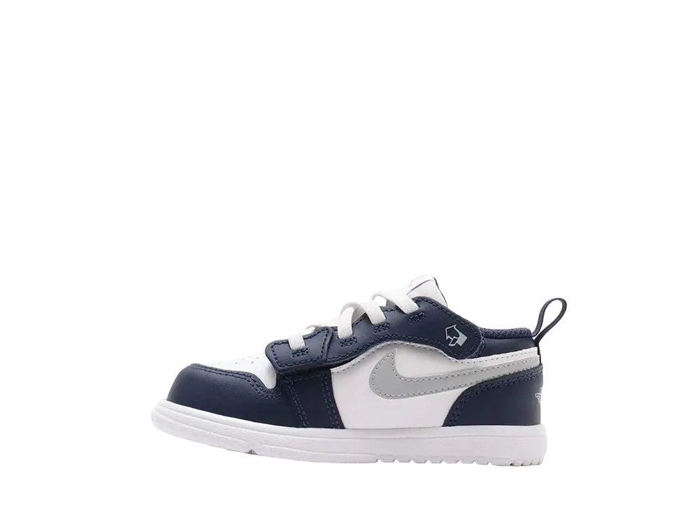 Nike TD Jordan 1 Low "White/Wolf Grey/Midnight Navy"