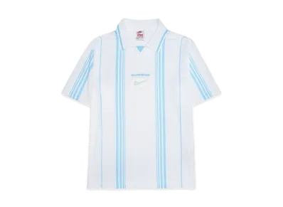 Supreme / Nike Jewel Stripe Soccer Jersey "White"