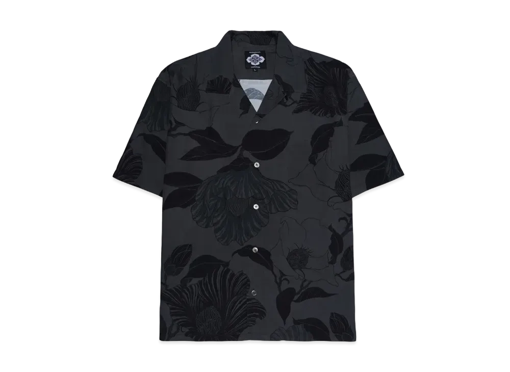 APHRODITEGANG Gakkin x Budspool Mawaribana Hawaiian Shirt "Black"