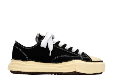 Maison MIHARA YASUHIRO PETERSON VL OG Sole Canvas Low-top Sneaker "Black"