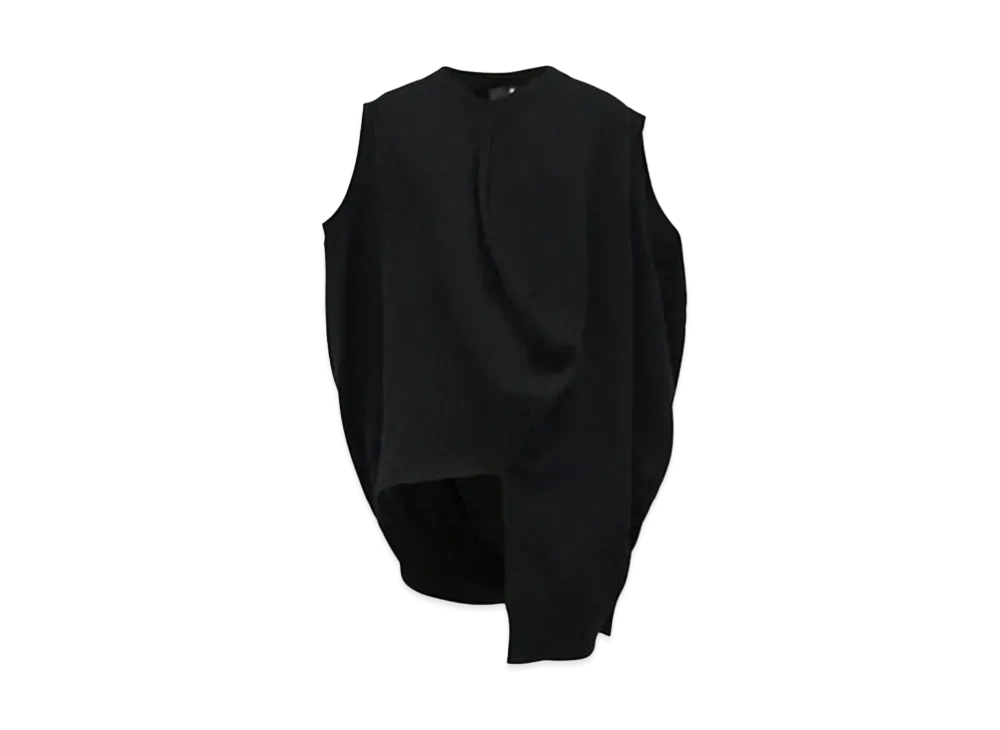 ANREALAGE Ball Knit Vest "Black"